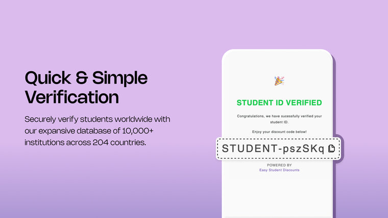 Easy Student Discounts Screenshot