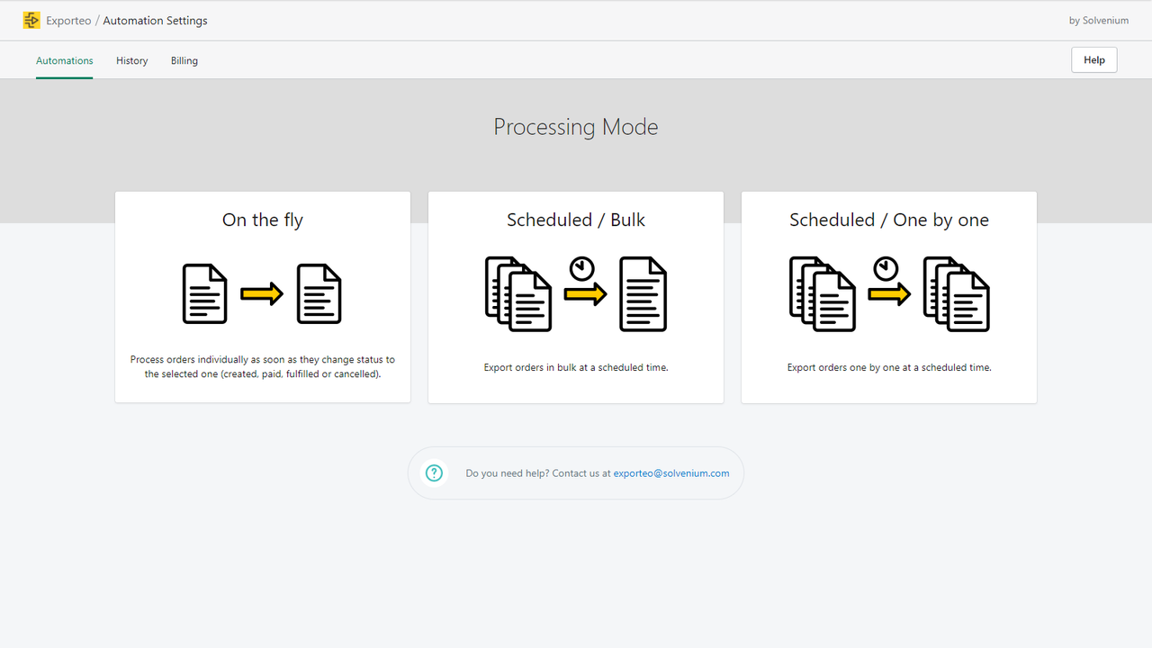 Processing Mode