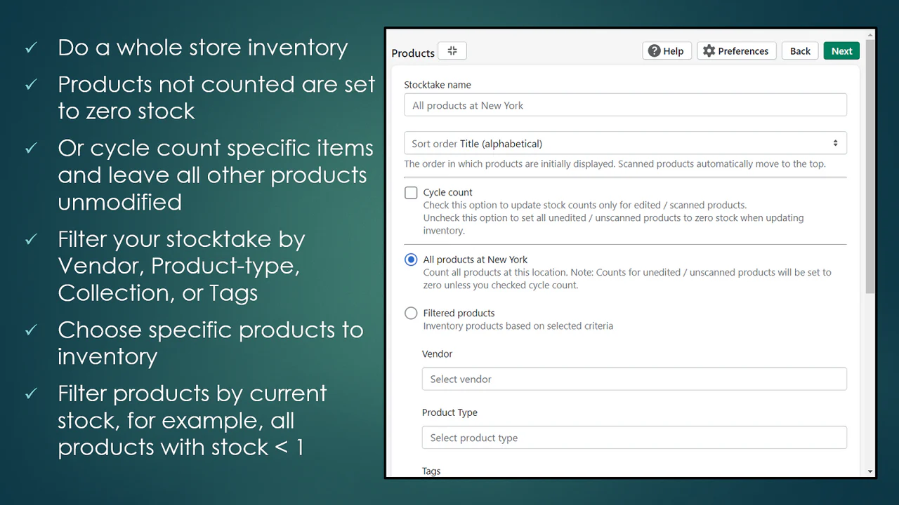 Stock Take: Count Inventory - Stock Take app for Shopify | Shopify