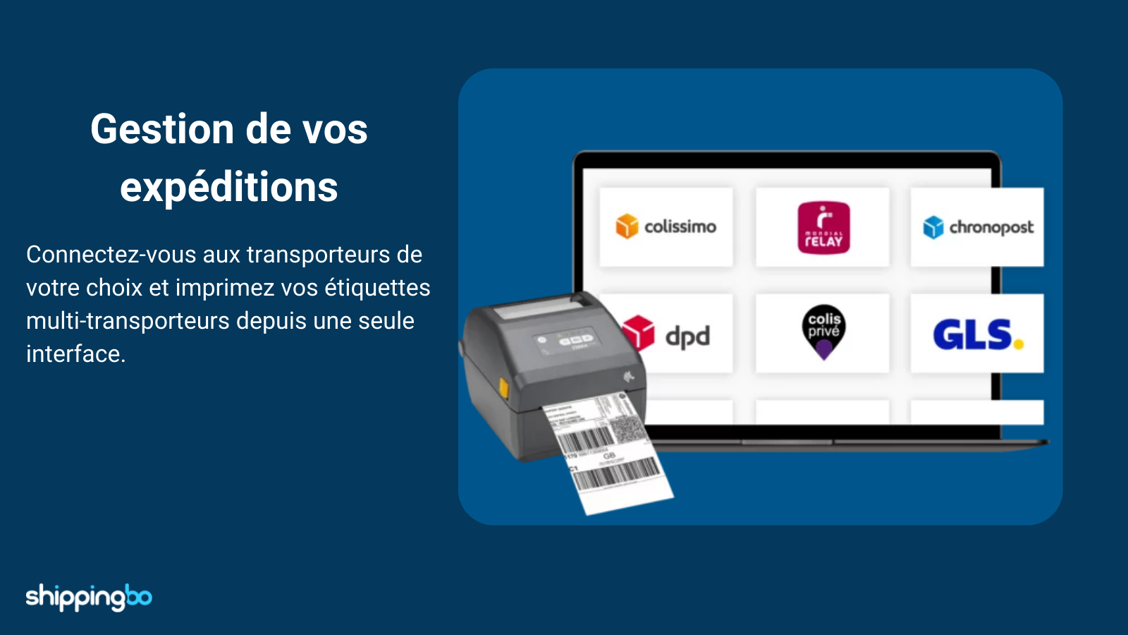 Gestion de vos expéditions