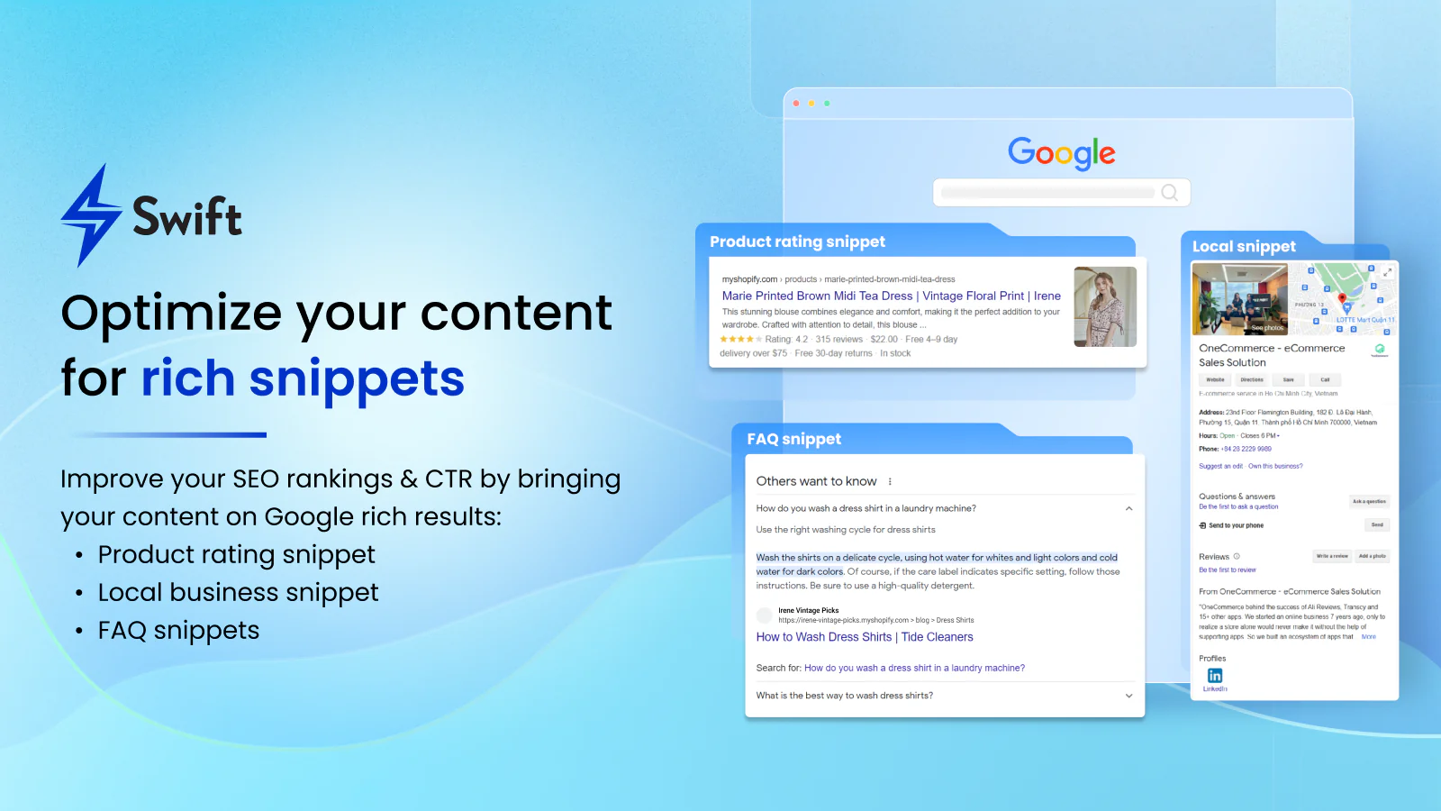 Optimaliseer uw SEO content voor rich snippets