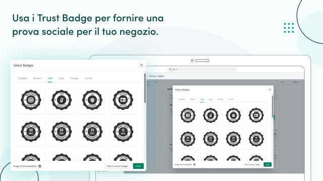 Fornite prova sociale al vostro negozio con Trust Badge Master.