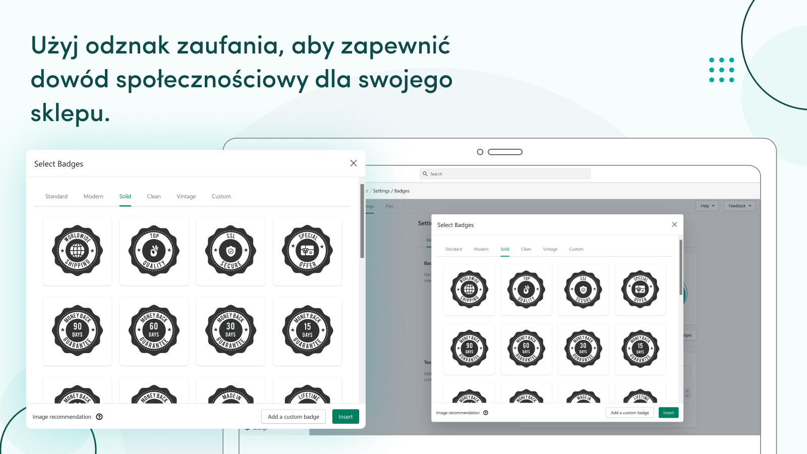 Zyskaj społeczny dowód słuszności z Menadżerem Odznak Zaufania.