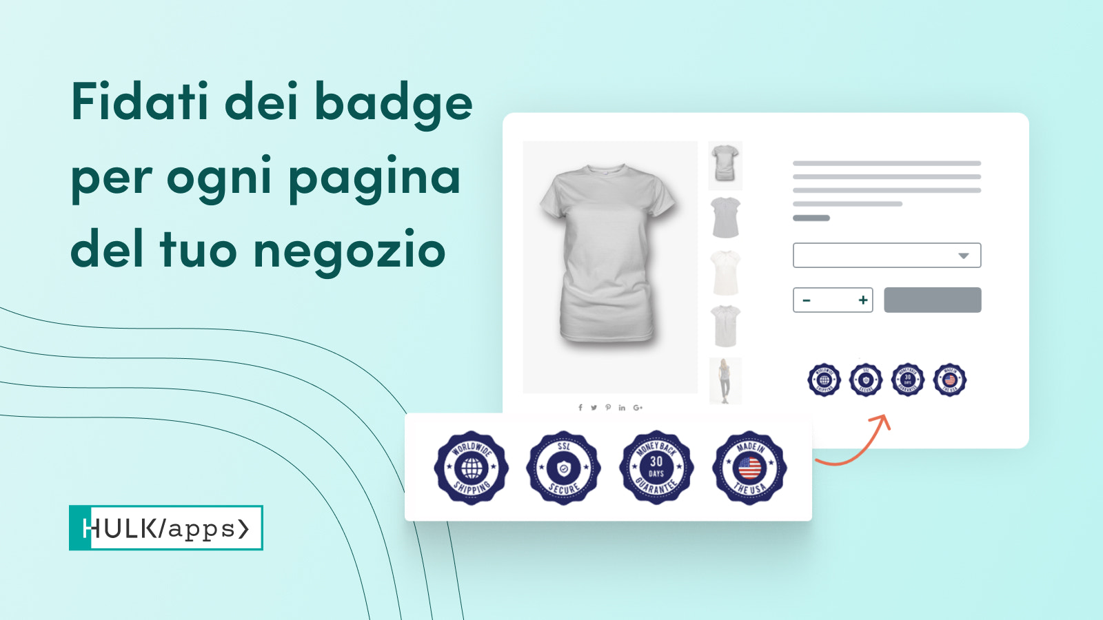 L'applicazione Shopify Trust Badge Master di HulkApps