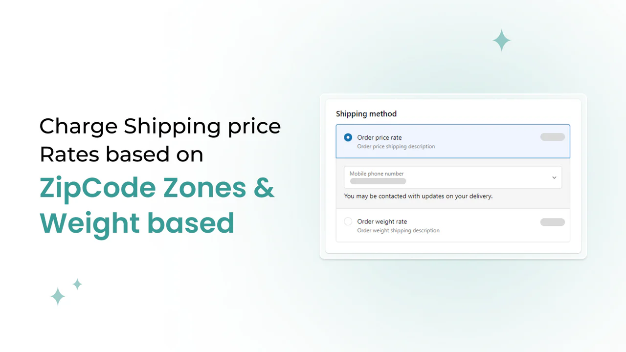 shipping rates base on weight rules