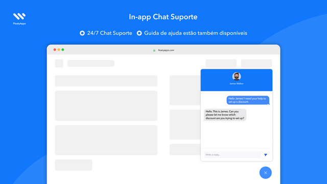 in-app chat supporte