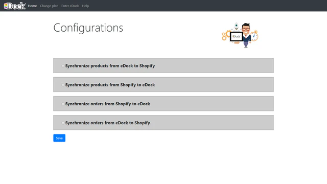 Easy configuration with our customer support