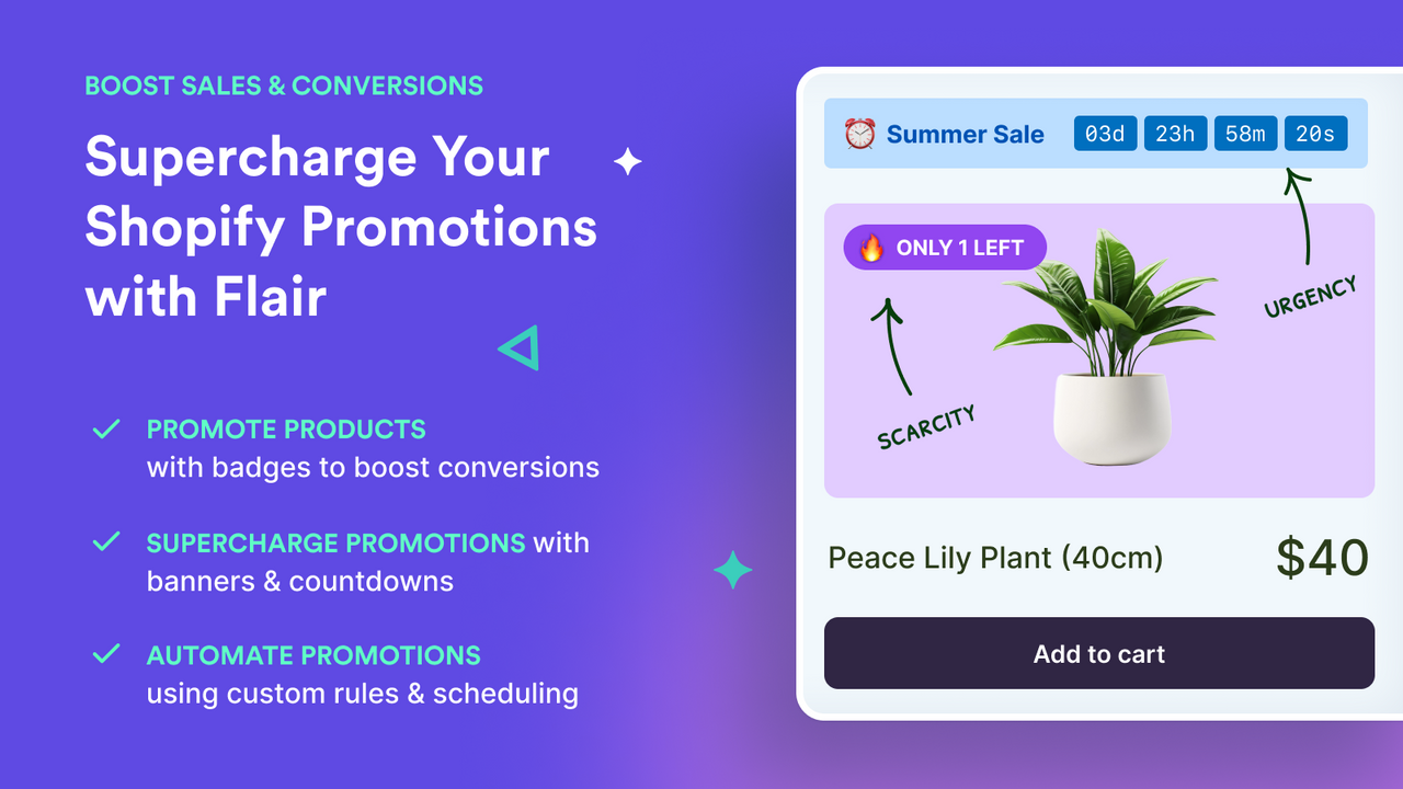 Supercharge your Shopify promotions with Flair