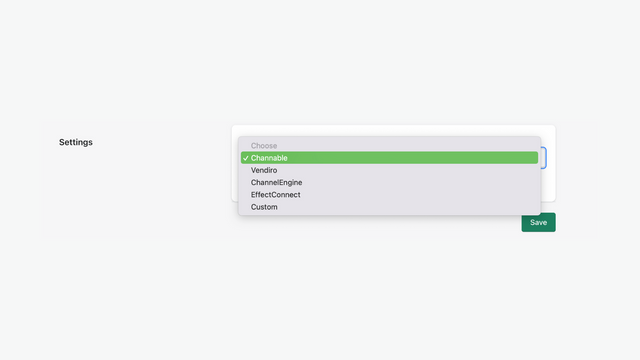 Integrator settings DVB