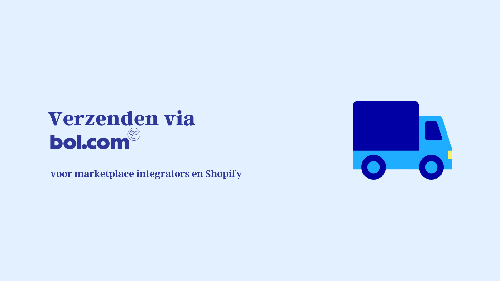 Verzenden via bol.com voor Shopify