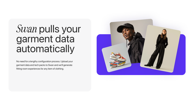 Swan AI Fitting Room Screenshot
