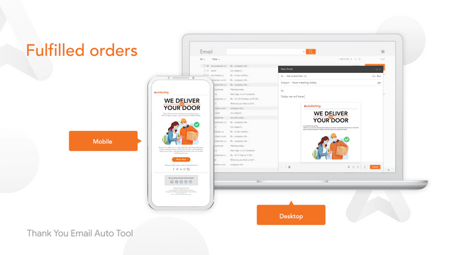 Thank You Email Auto Tool Uppfyllda beställningar