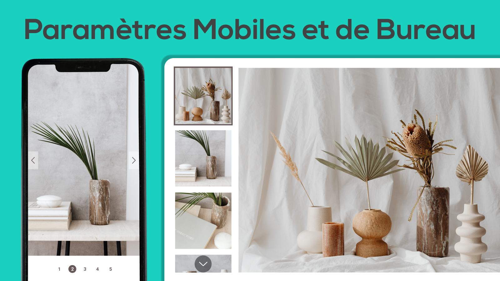 Paramètres Mobiles et de Bureau