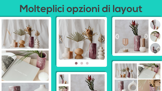 Molteplici opzioni di layout