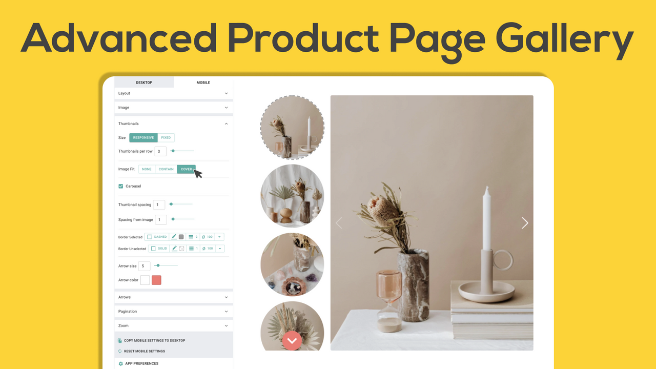 Advanced Product Page Gallery