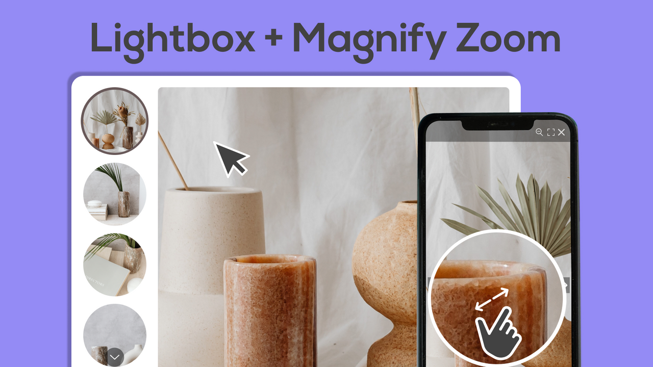 Lightbox + Magnify Zoom (Hover Zoom)