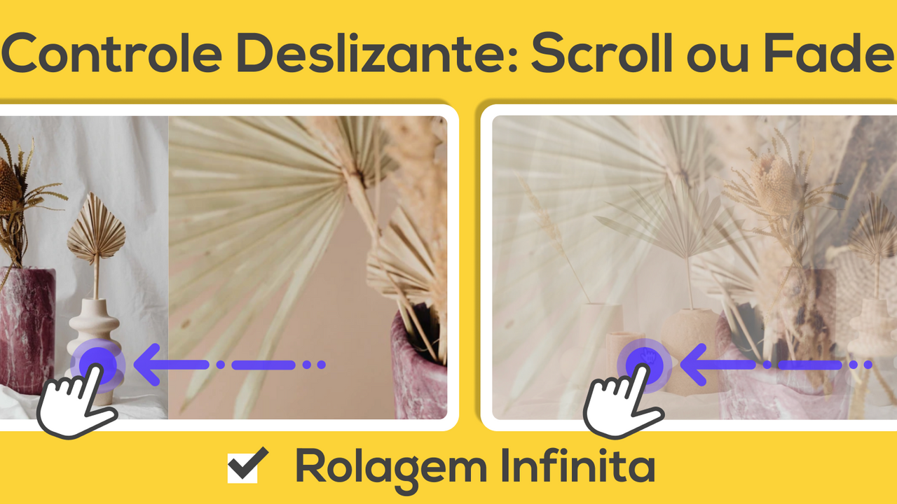 Imagem Deslizante: Scroll ou Fade (inclui rolagem infinita)