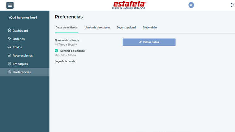 Estafeta Plug in (Oficial) Screenshot