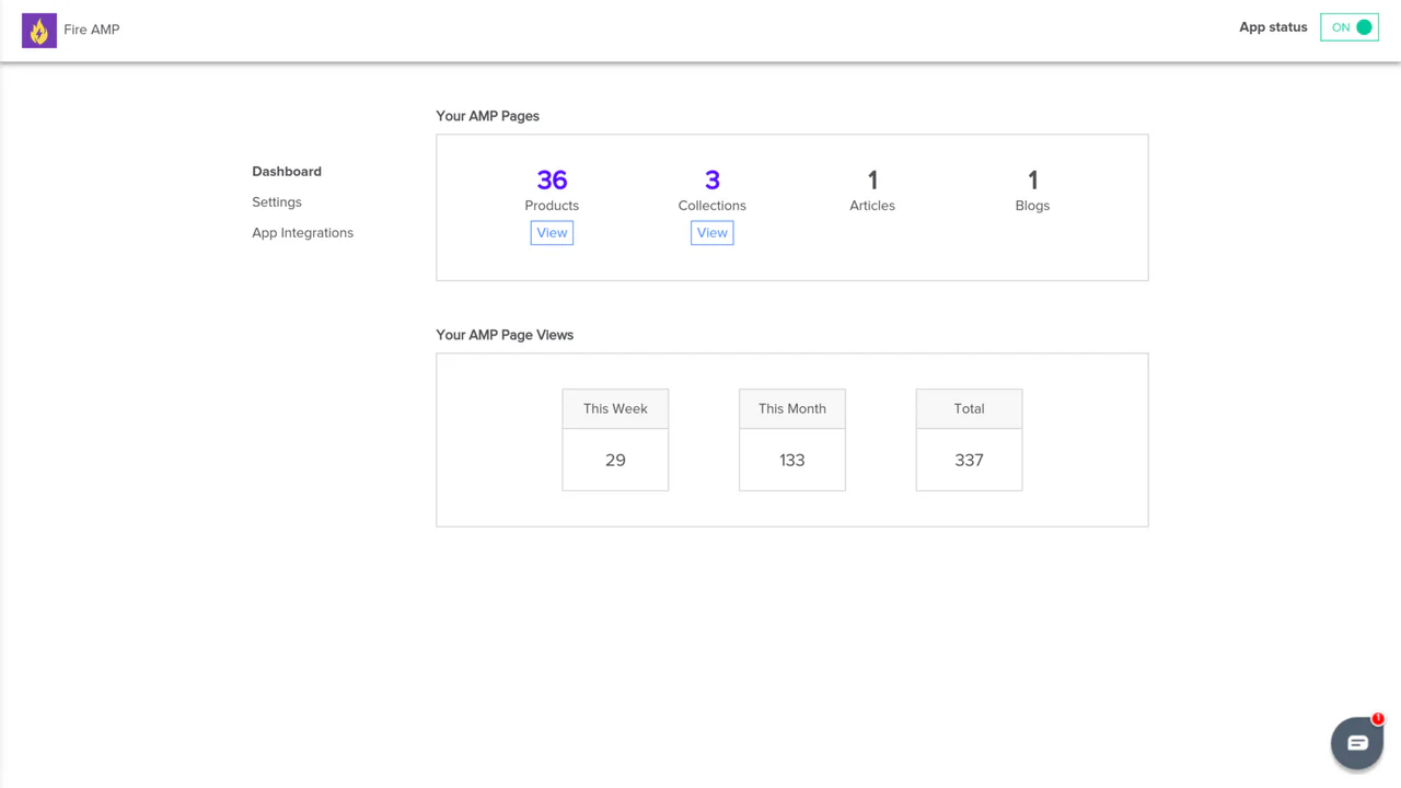 FireAMP Admin Panel for settings