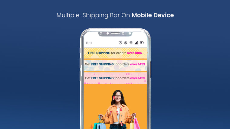 Makkpress Free Shipping Bar Screenshot