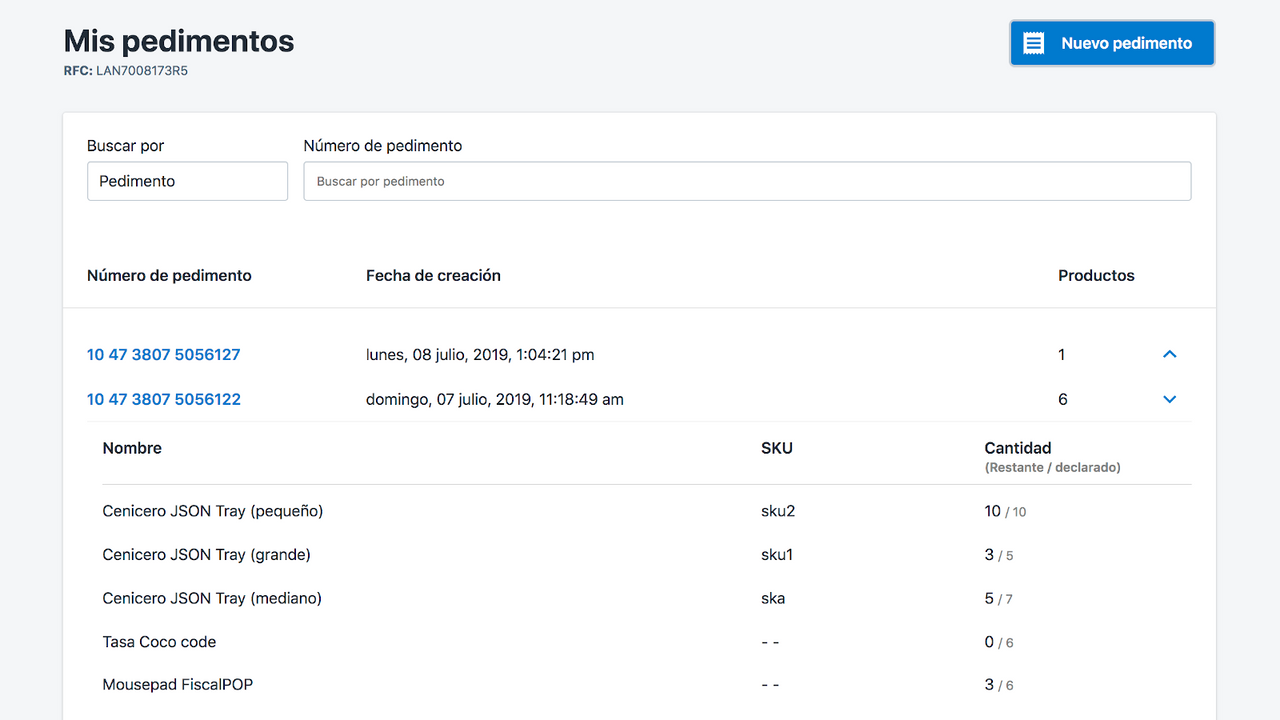 Dynamisk import av serienummer