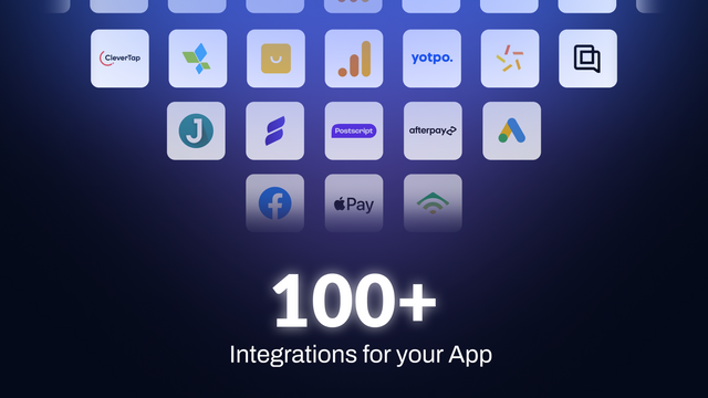 100+ Integrations for you App