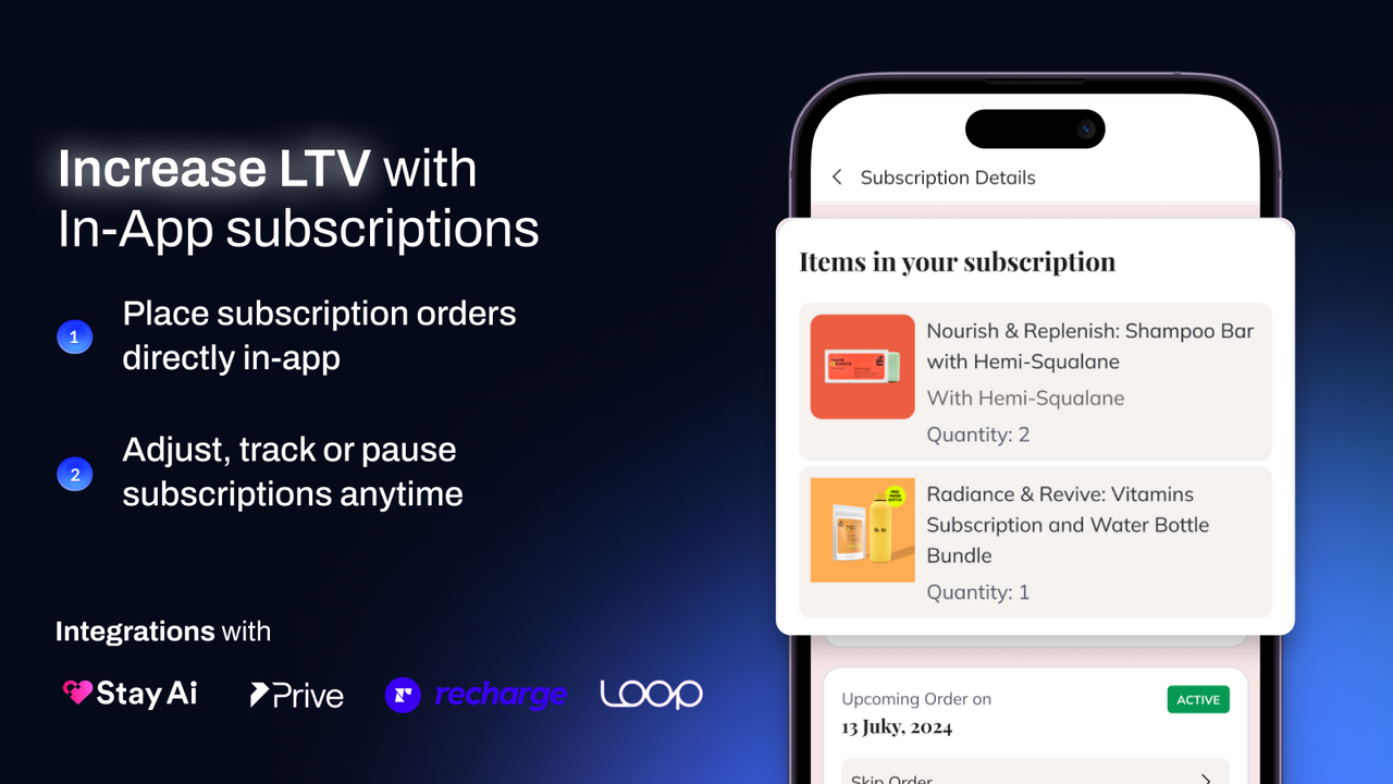 Increase LTV with In-App Subscriptions