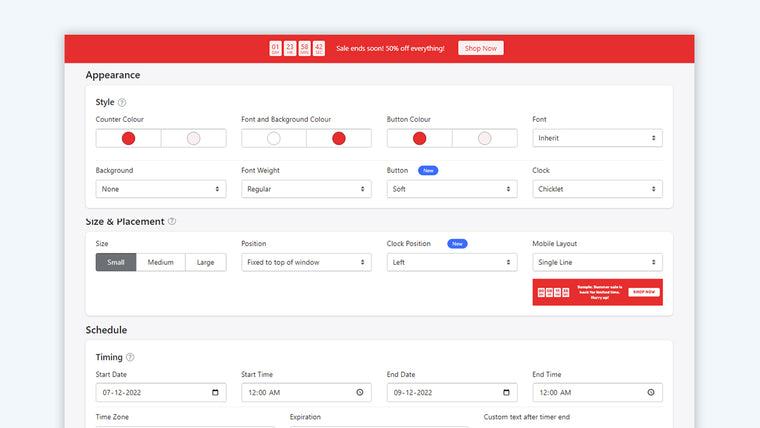 Perfect Countdown Sales Timer Screenshot