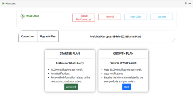 Opgrader plan