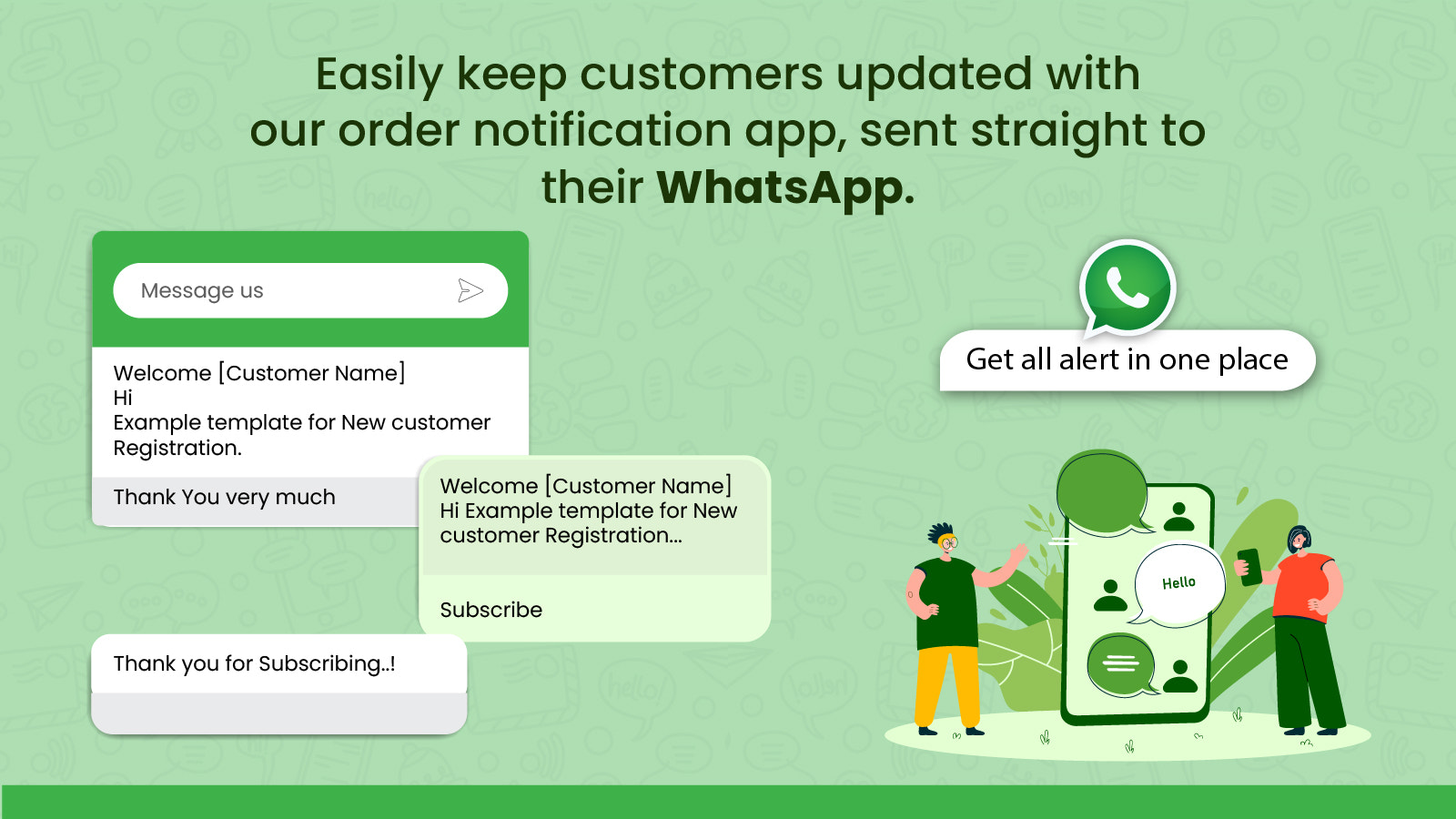 WhatsApp Business Benachrichtigung