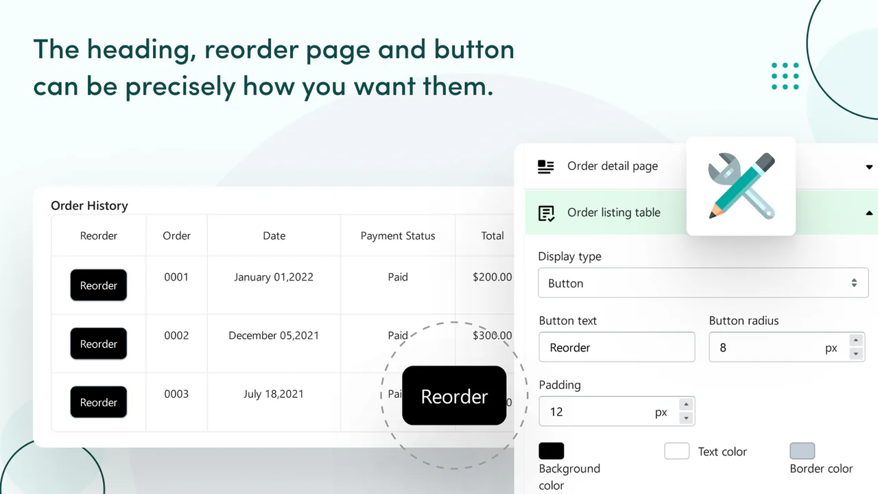 Reorder Master ‑ Repeat Orders, shopify app