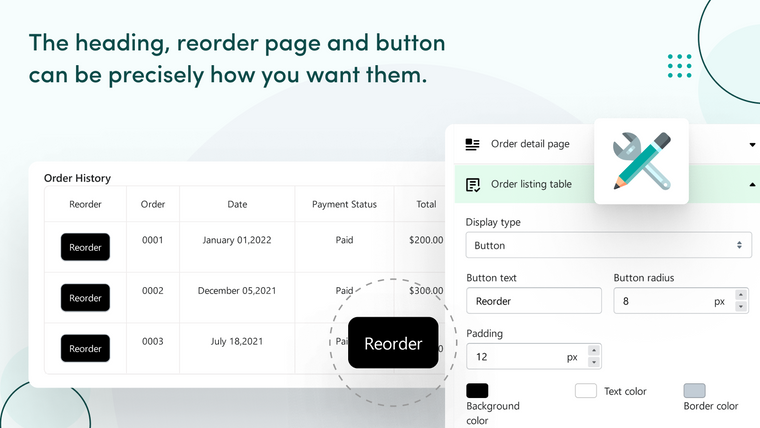 Reorder Master ‑ Repeat Orders Screenshot