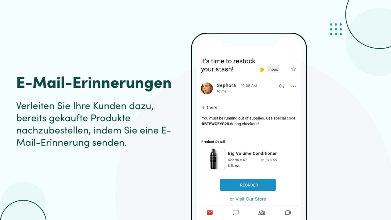 E-Mail-Erinnerungen