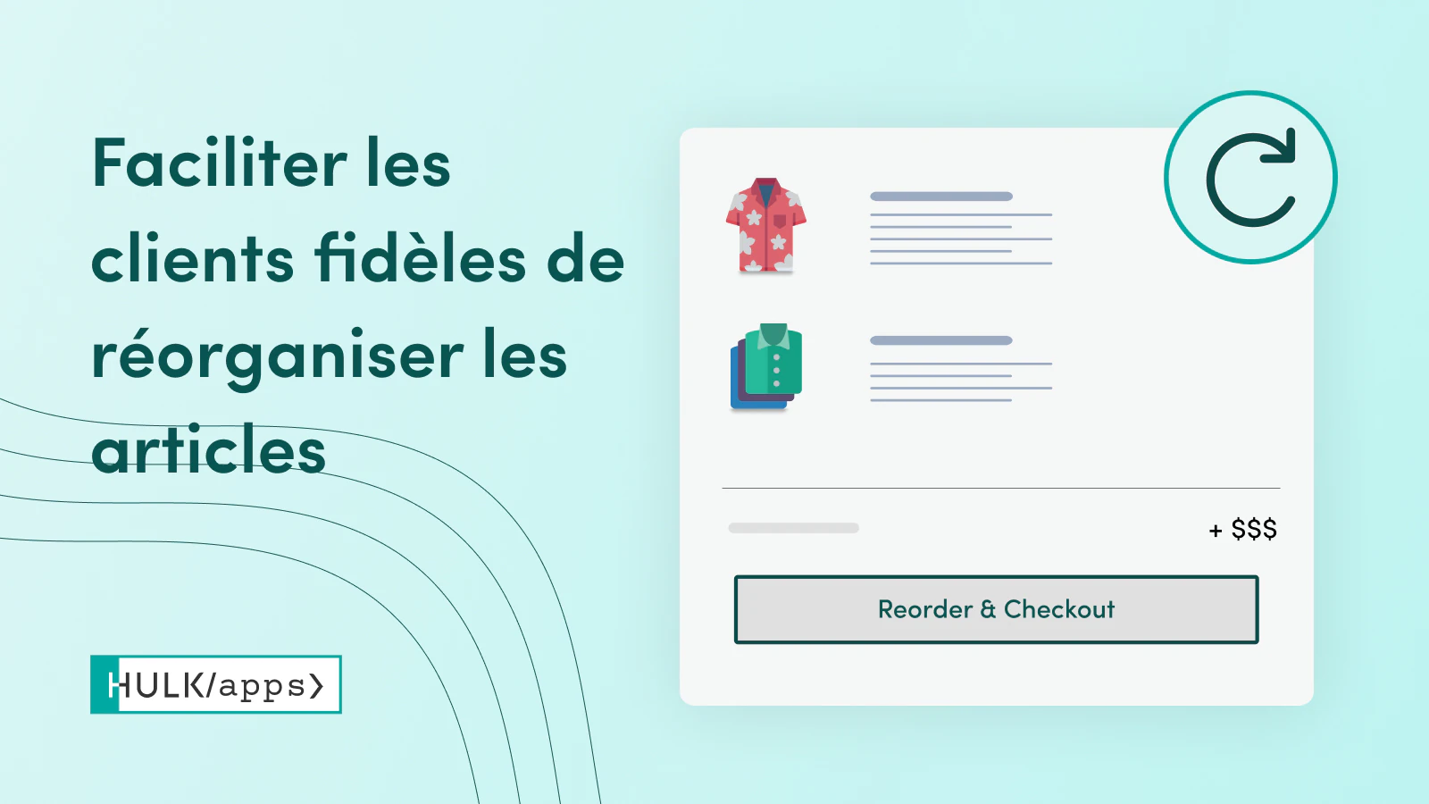 L'app Reorder Master - Répétition des commandes par HulkApps