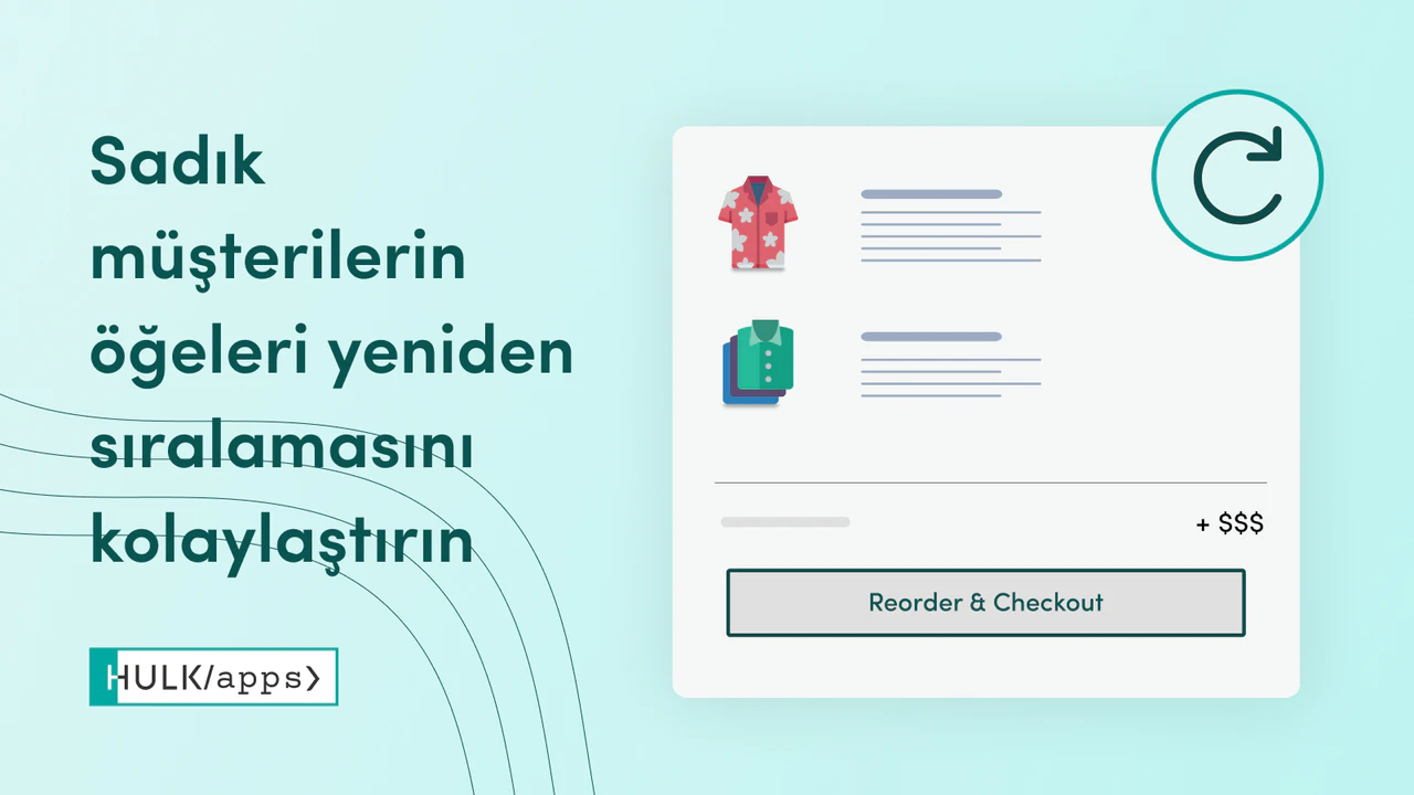 HulkApps tarafından Shopify Reorder Master - Repeat Orders.