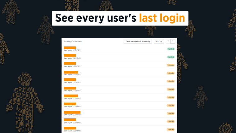 Last Login: Login Tracker Screenshot