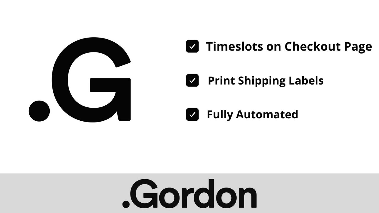 Entrega de Shopify Gordon