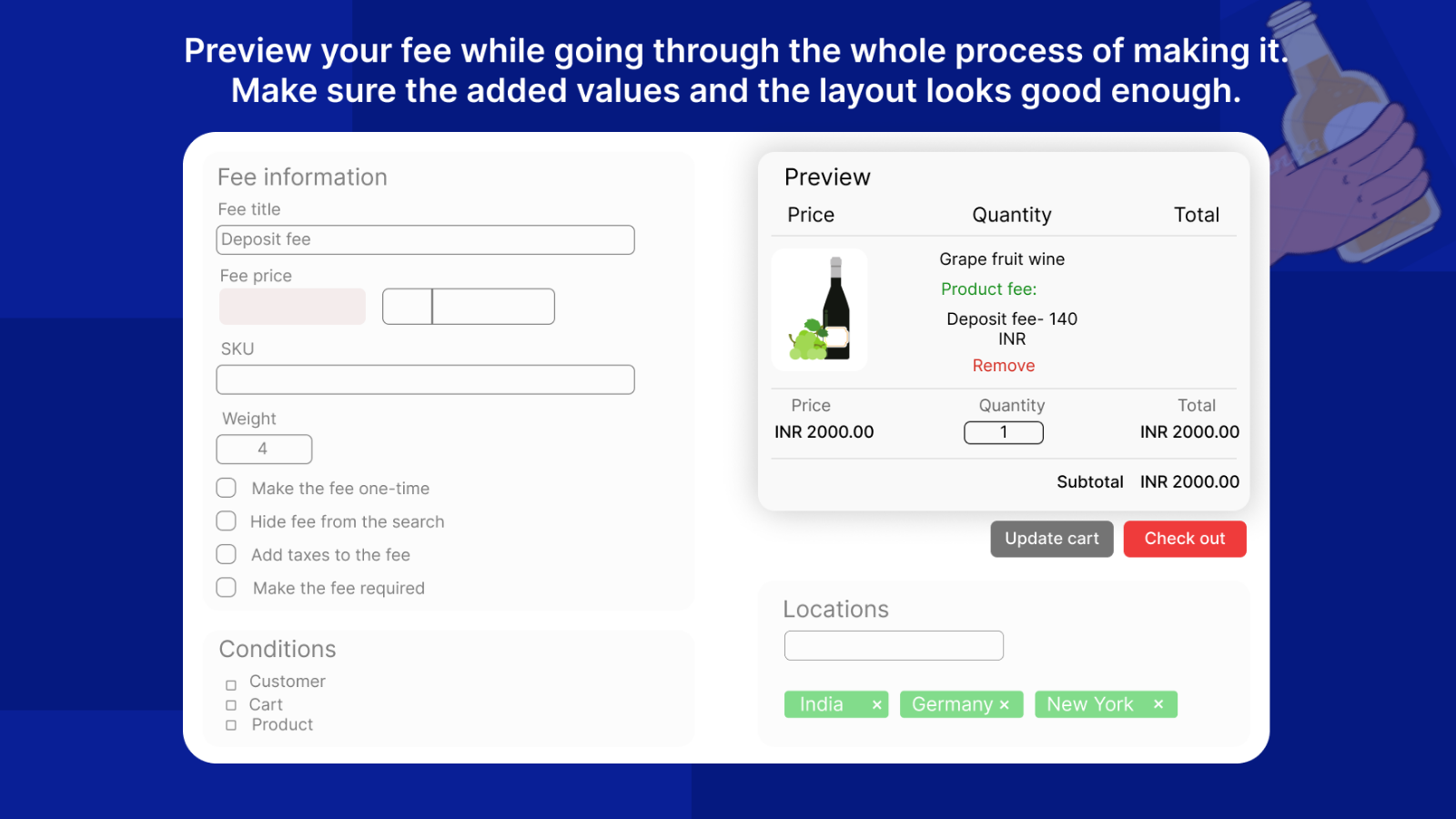 Pfand ‑ Deposit & Cart Fee Screenshot