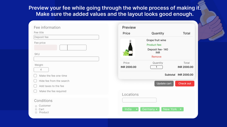 Pfand ‑ Deposit & Cart Fee Screenshot