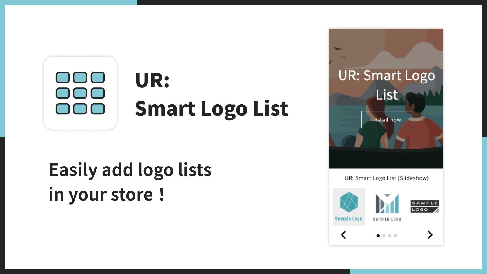 UR: Smart Logo List | Voeg eenvoudig logo lijsten toe in uw winkel！