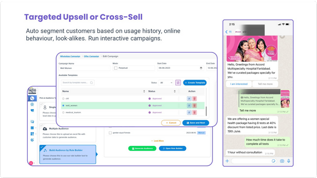 Upselling/Cross Selling direcionado