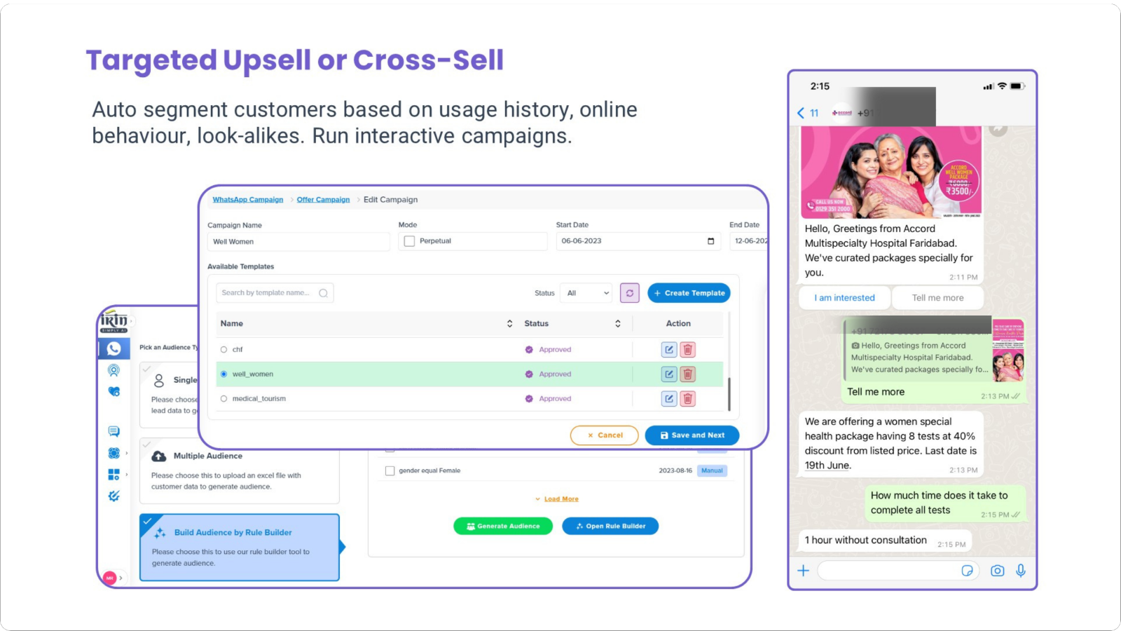 Targeted Upselling/Cross Selling