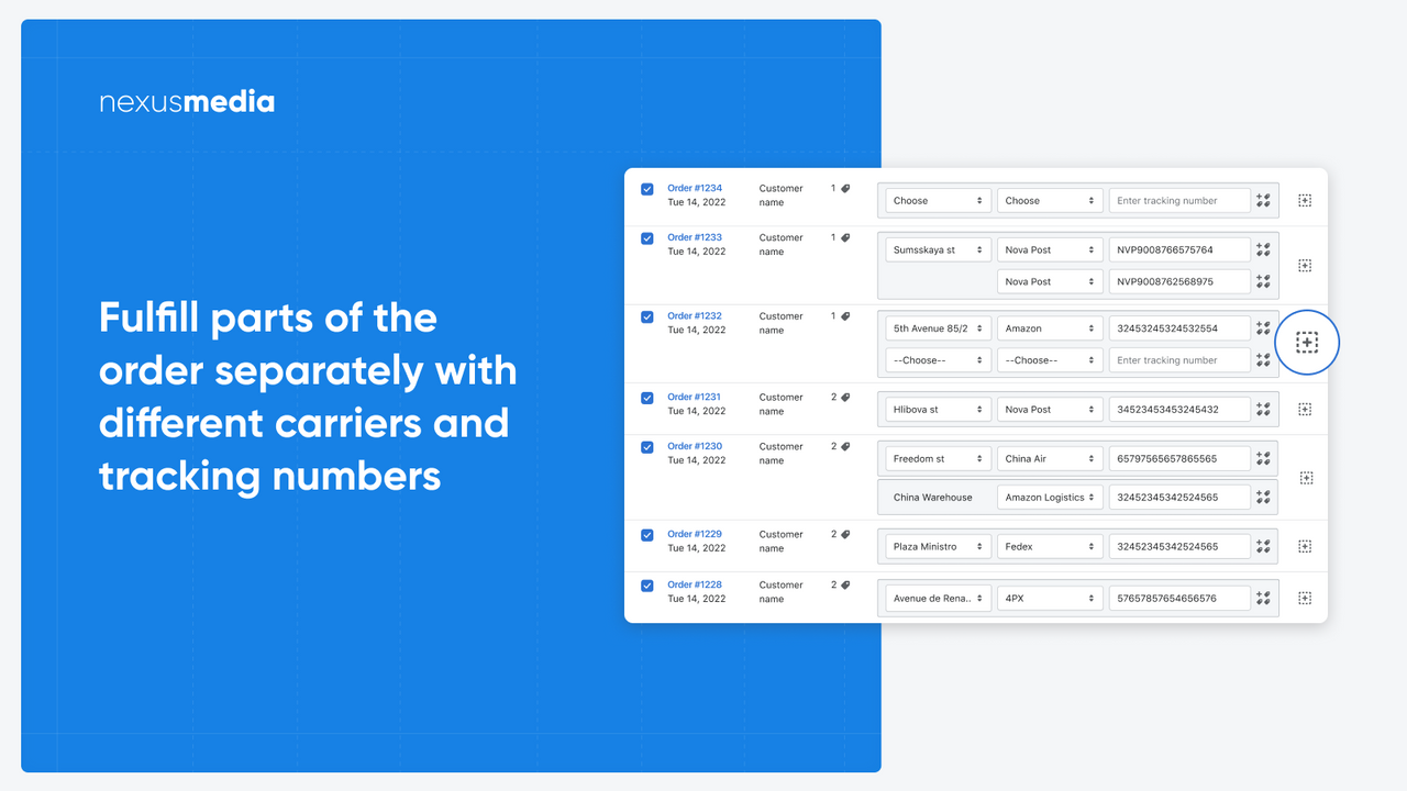 Easy Fulfillment: Bulk Fulfill - Bulk order fulfillment & tracking