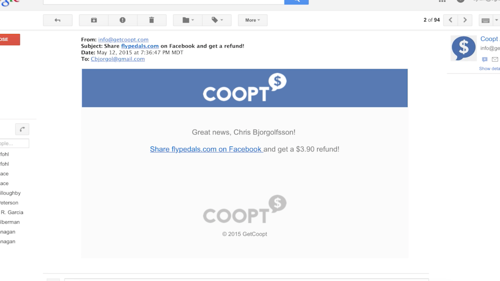 Coopt, Referrals Made Easy Screenshot