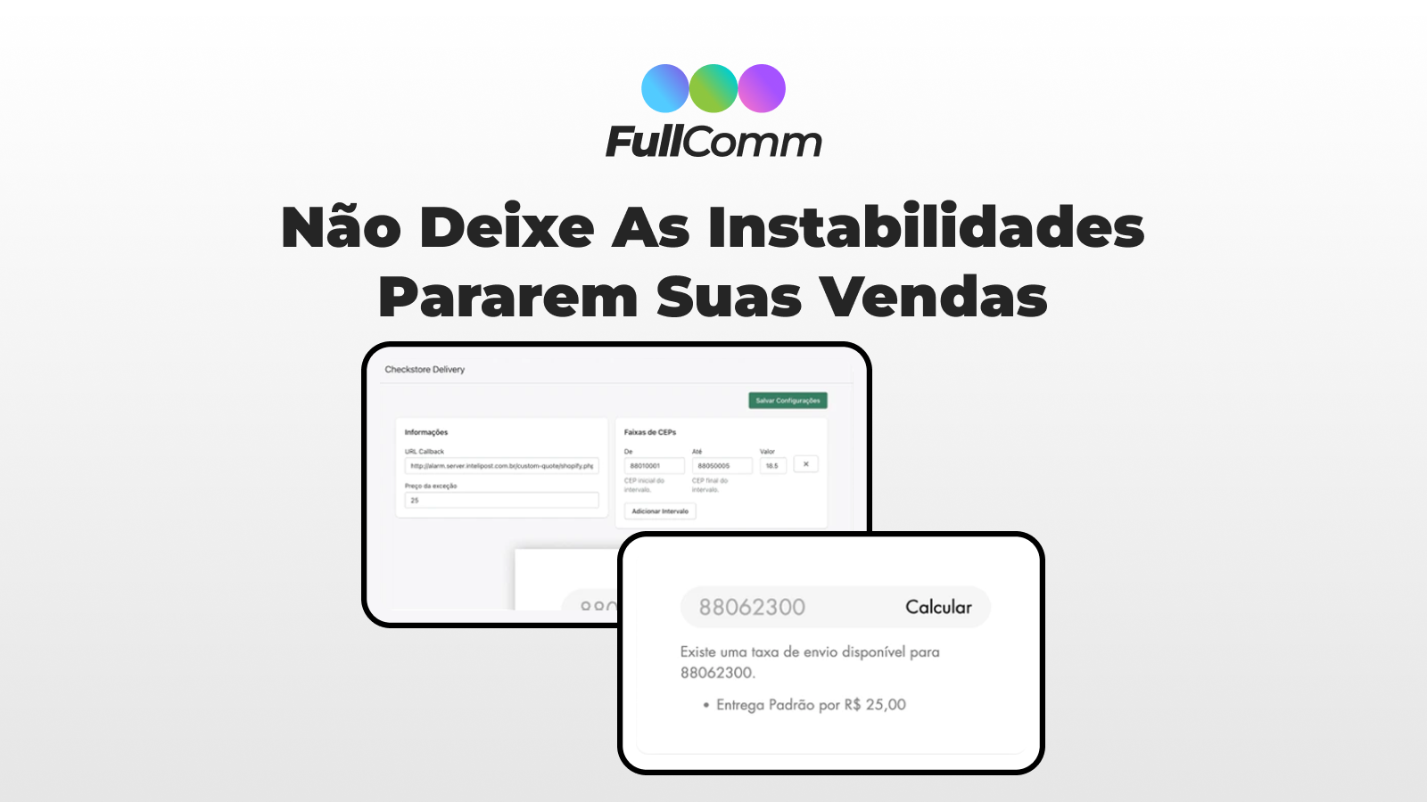 Não deixe de vender quando os Correios sairem do ar