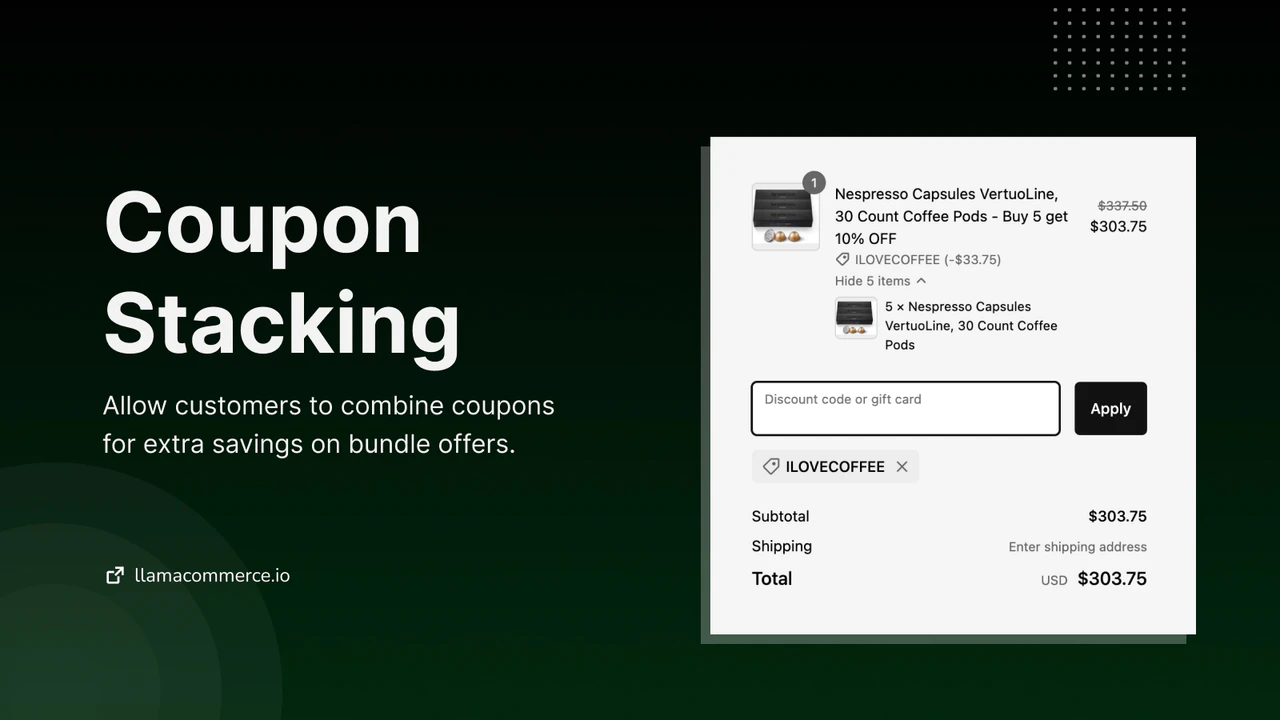 Coupon Stacking