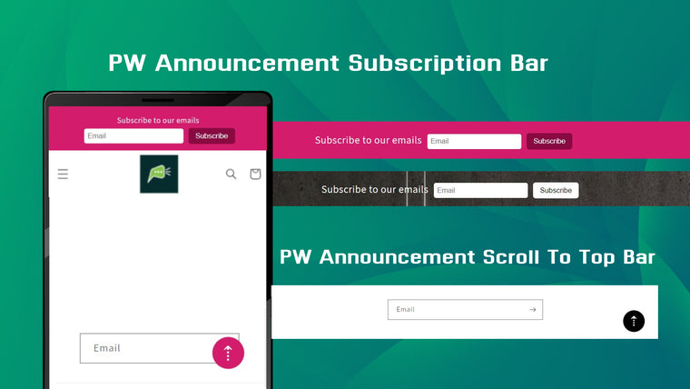 PW Announcement Bar Screenshot