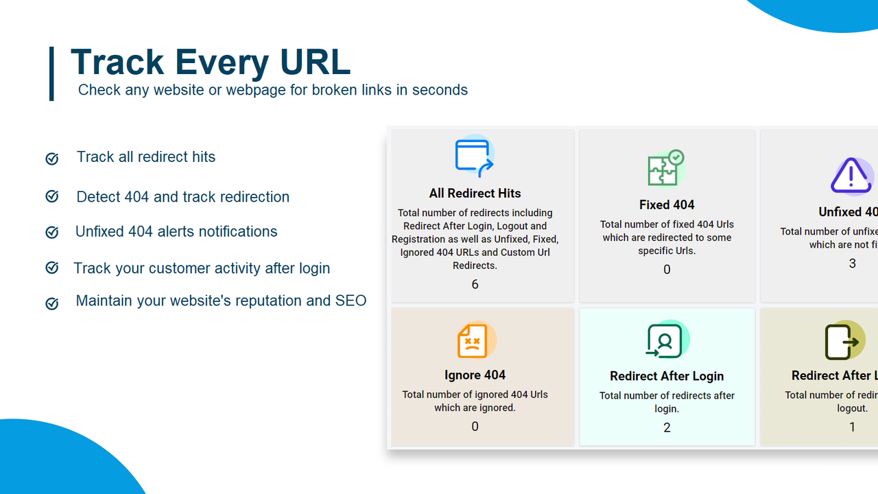 track all Redirect hits