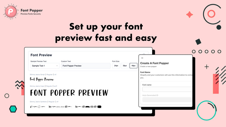 Font Popper ‑ Font Previewer Screenshot