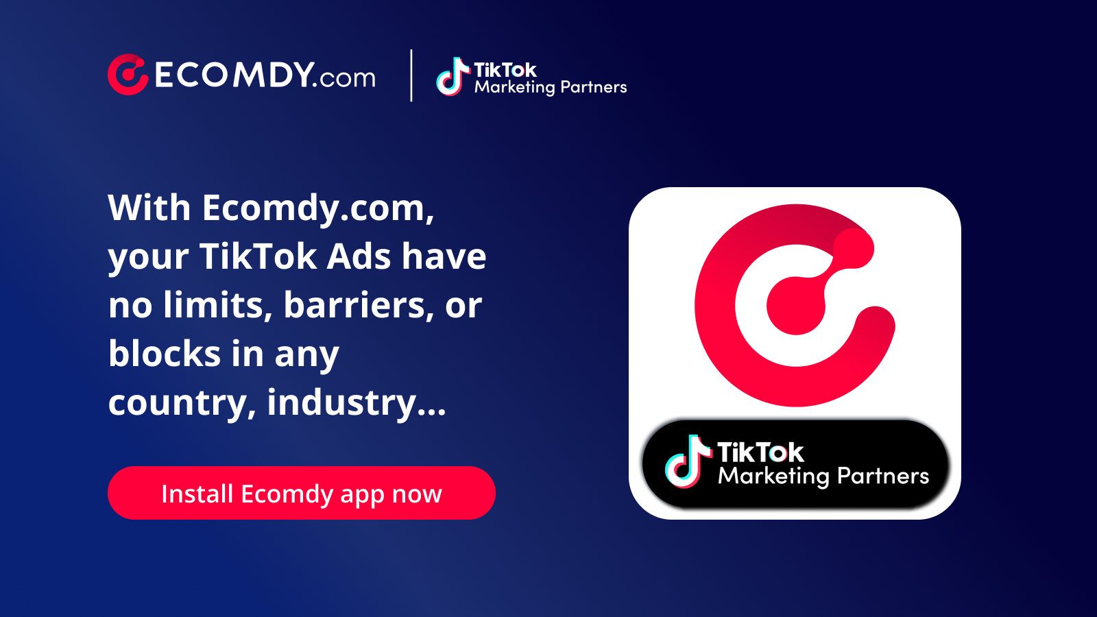 Ecomdy.com - Officiële TikTok Marketing Partner